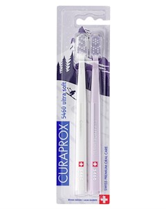 Набор Winter2 2021 Зубных Щеток Ultrasoft Белая Фиолетовая d 0 10 мм 2 шт Curaprox