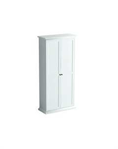Шкаф двухдверный reina белый 96x201x41 см Ogogo