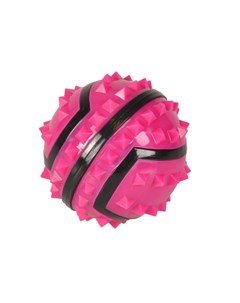 Игрушка для собак Мяч из термопластичной резины розовый 10см Flamingo