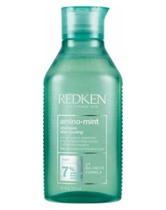 Amino Mint Шампунь для контроля жирности кожи головы и укрепления волос по длине 300 мл Redken