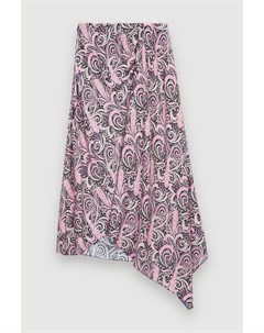 Розовая асимметричная юбка Maje
