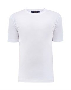 Классическая белая футболка из гладкого джерси Cudgi