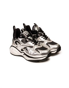 Женские кроссовки серебряные CAI Buffalo shoes