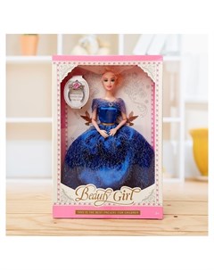 Кукла модель шарнирная Виктория в пышном платье с аксессуарами Кнр игрушки