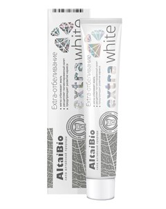 Зубная паста с активными микрогранулами Экстра отбеливание 75 мл Для полости рта Altaibio