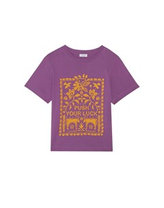 Фиолетовая футболка Tresor Claudie pierlot