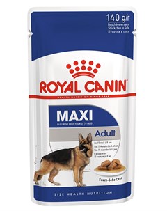 Влажный корм для собак Maxi Adult в соусе 0 14 кг Royal canin