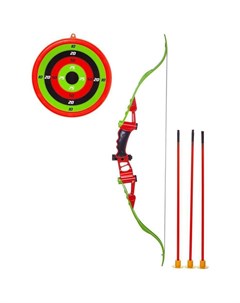 Лук со стрелами на присосках в наборе 3 стрелы лук и мишень S 00188 Abtoys