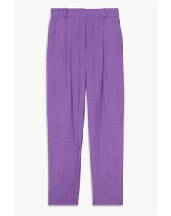 Фиолетовые укороченные брюки Sandro
