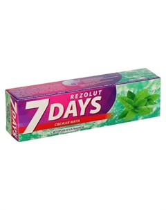 Зубная паста 7 Days от кариеса Свежая мята 100 мл Nnb