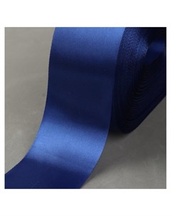 Лента атласная 50 мм 100 5 м цвет синий Nnb