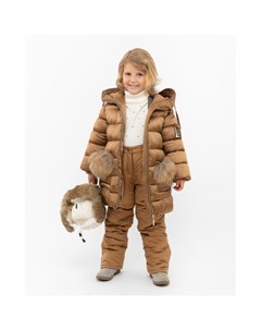 Зимнее пальто для девочки 21902GMC4505 Gulliver