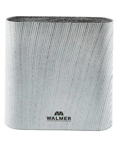 Подставка для ножей Grey Lines овальная 21 5х6 1х23см серая Walmer