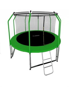 Батут 8ft Elegant Light с лестницей зеленый I-jump