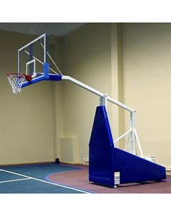 Стойка баскетбольная профессиональная мобильная складная с гидромеханизмом вынос 225 см с противовес Atlet