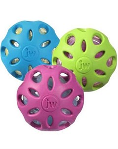 Метательная игрушка для собак Мяч сетчатый хрустящая резина средняя Crackle Crunch Ball Medium J.w.