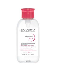 Мицеллярная вода для чувствительной кожи с помпой 500 мл Sensibio Bioderma