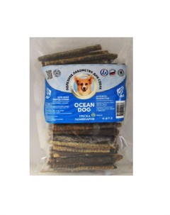 OCEANDOG Лакомство для собак Cнек из сушеной кожи атлантической трески с ламинарией 200 гр Ocean dog