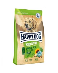 Корм для собак Natur Croq ягненок рис сух 4кг Happy dog