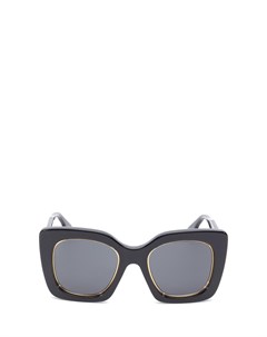 Квадратные солнцезащитные очки серого цвета Gucci