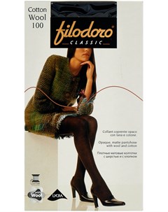 Колготки с шерстью 100 den Filodoro