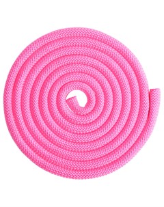 Скакалка гимнастическая утяжелённая 3 м 180 г цвет неон розовый Grace dance