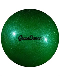 Мяч для художественной гимнастики блеск 16 5 см 280 г цвет изумрудный Grace dance