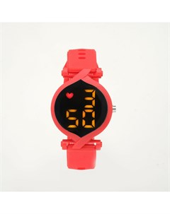 Часы наручные электронные детские красные Nobrand