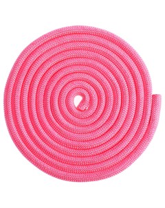 Скакалка гимнастическая утяжелённая длина 3 м цвет розовый с люрексом Grace dance