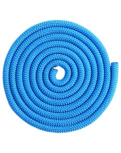 Скакалка гимнастическая утяжелённая верёвочная 2 5 м 150 г цвет синий Grace dance