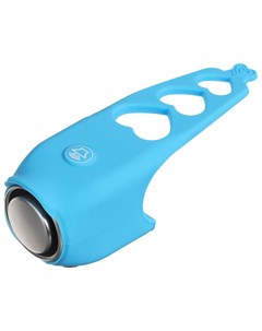 Звонок велосипедный электрический водонепроницаемый цвет голубой Nobrand