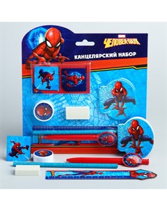 Канцелярский набор человек паук 7 предметов Marvel