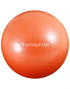 Фитбол d 75 см 1000 г антивзрыв цвет персиковый Onlitop