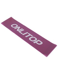 Фитнес резинка 30 5 х 7 6 х 0 7 см нагрузка до 6 кг цвет фиолетовый Onlitop