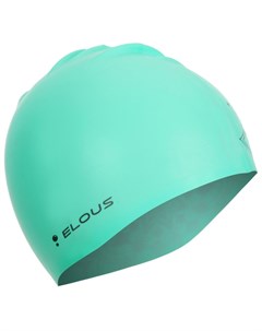 Шапочка для плавания elous el009 силиконовая мандала цвет бирюзовый Nobrand