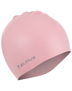 Шапочка для плавания elous el009 силиконовая мандала розовая Nobrand