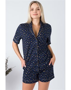 Пижама туника шорты Sharlize