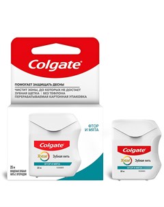 Нить зубная TOTAL с фтором мятный вкус 25 м Colgate