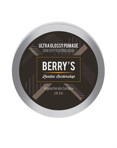 Моделирующая паста помада для волос с ультраблеском Berry s Glossy Pomade Brelil (италия)
