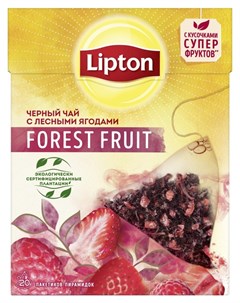 Чай Forest Fruit черн пирамидки 20 пак уп Lipton