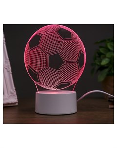 Светильник Футбольный мяч LED RGB от сети 10 5x13x20 5 см Кнр