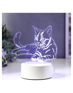 Светильник Кошечка LED RGB от сети Кнр