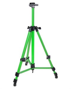 Мольберт телескопический тренога металлический зелёный размер 51 153 см Calligrata