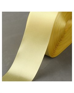 Лента атласная 50 мм 100 5 м цвет светло золотой Nnb