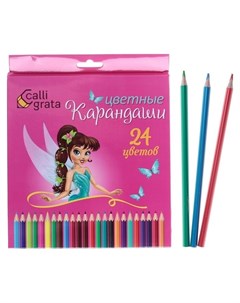 Карандаши 24 цвета Принцесса Calligrata