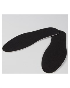 Стельки для обуви универсальные влаговпитывающие 36 47 р р пара цвет чёрный Onlitop
