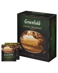 Чай Classic Breakfast черный 100пак уп 0582 09 Т Greenfield
