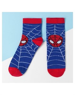Носки детские Человек паук самый смелый 16 18 см 4 6 лет 80 хл 17 п а 3 эл Marvel comics