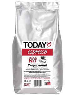 Кофе в зернах Espresso Blend 7 натуральный 1000 г вакуумная упаковка To10004004 Today