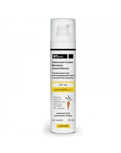 Крем Sunscreen Cream Солнцезащитный Регенерирующий с Экстрактом Моркови SPF 40 UVA UVB PA 50 мл Btpeel